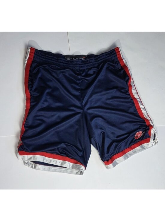 Nike Other - Vintage Nike Athletic Basketball Blue Red & White Mens Shorts Y2K Size M